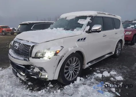 2015 Infiniti Qx80 Limited из США, поврежденный, VIN JN8AZ2NEXF9080748
